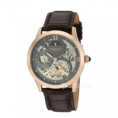 STUHRLING 瑞士施圖霖自動(dòng)機(jī)械男士手表571.3345K54 海外本土原版