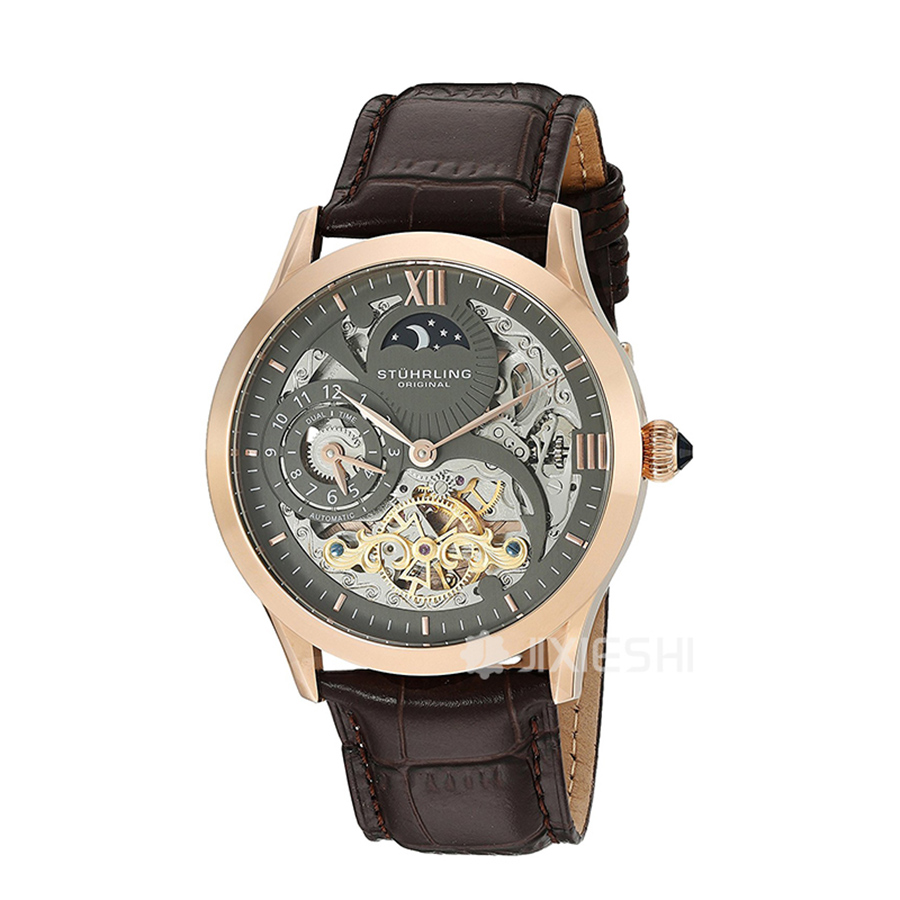 STUHRLING 瑞士施圖霖自動(dòng)機(jī)械男士手表571.3345K54 海外本土原版