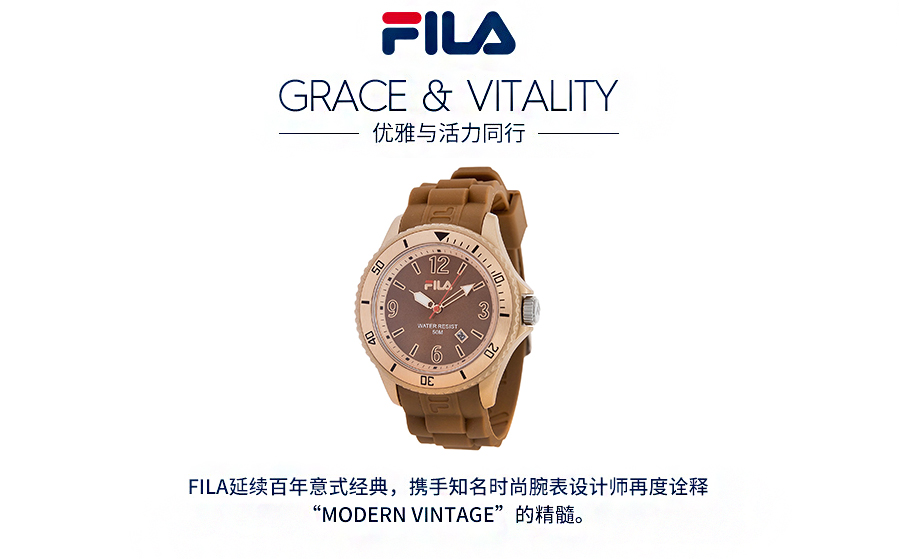 FILA 意大利斐樂石英男士手表FA1023-48 海外本土原版