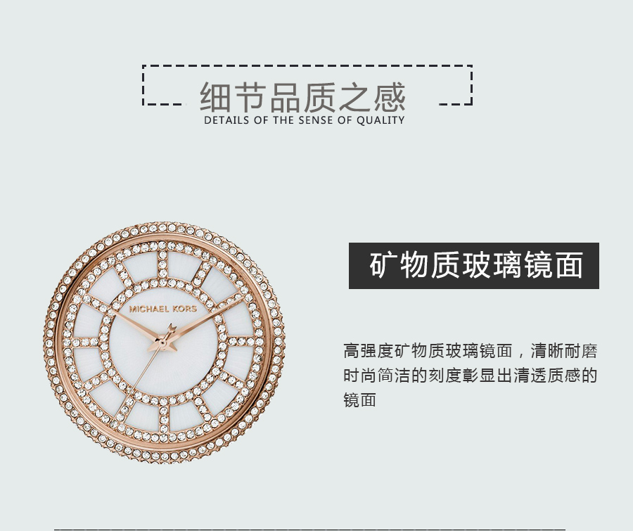 MICHAEL KORS 美國邁克高仕石英女士手表MK3313 海外本土原版
