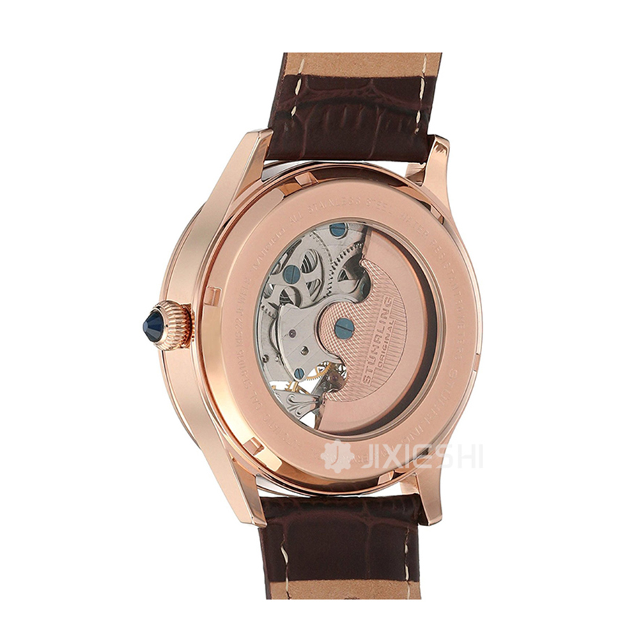 STUHRLING 瑞士施圖霖自動(dòng)機(jī)械男士手表571.3345K54 海外本土原版